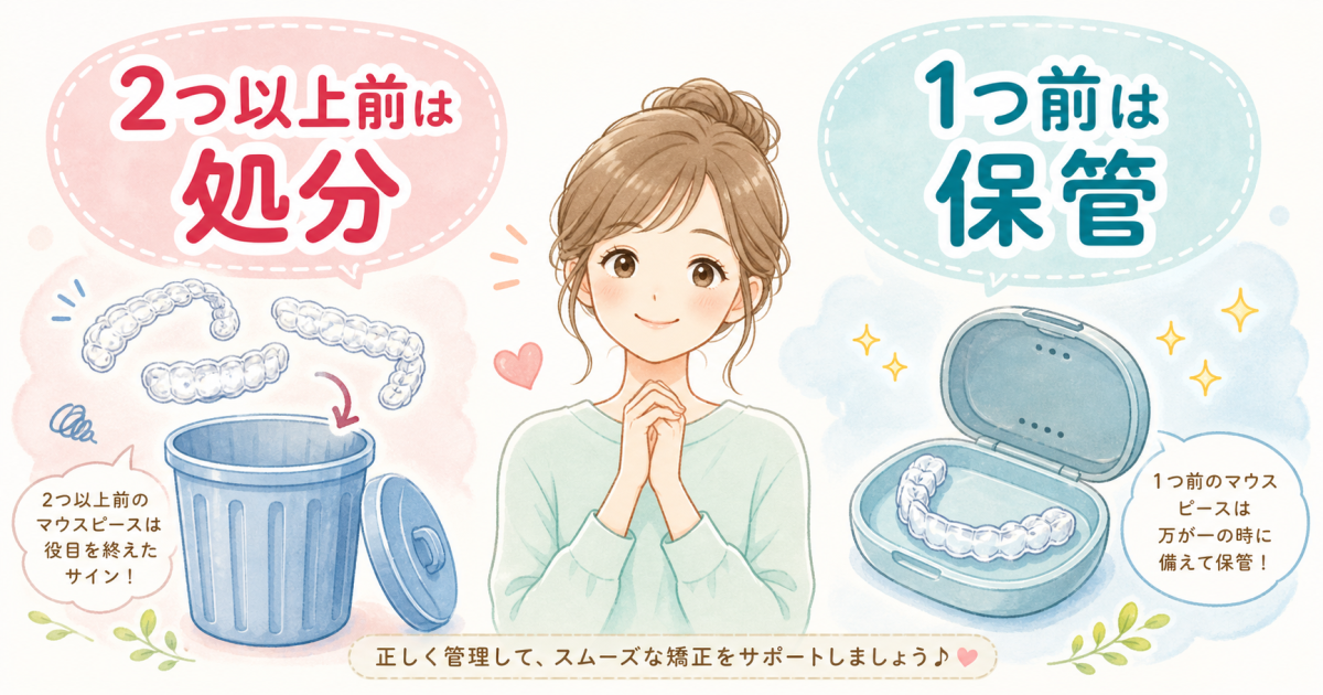 ■インビザラインは使い終わったら捨てていい？判断基準を解説