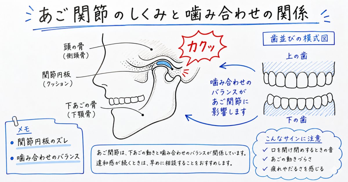 口を開けると顎の音が鳴る原因は歯並び?顎関節症の仕組みと対処法