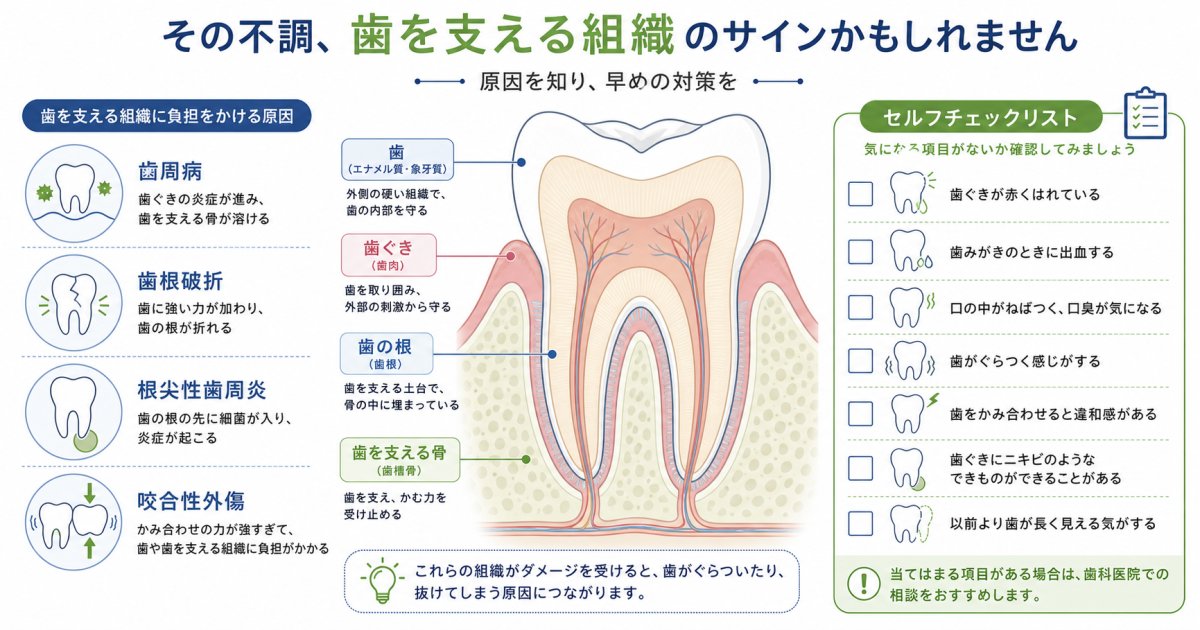 歯がグラグラして噛むと痛い?抜歯リスクと原因セルフチェック