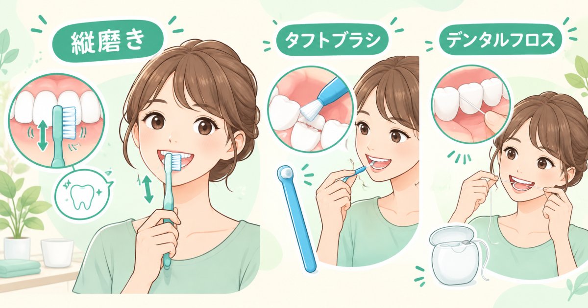忙しい朝晩でも実践できる部分磨きを取り入れた歯磨き術